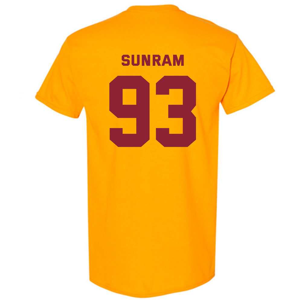Minnesota - NCAA Football : Riley Sunram - Sports Shersey T-Shirt-1