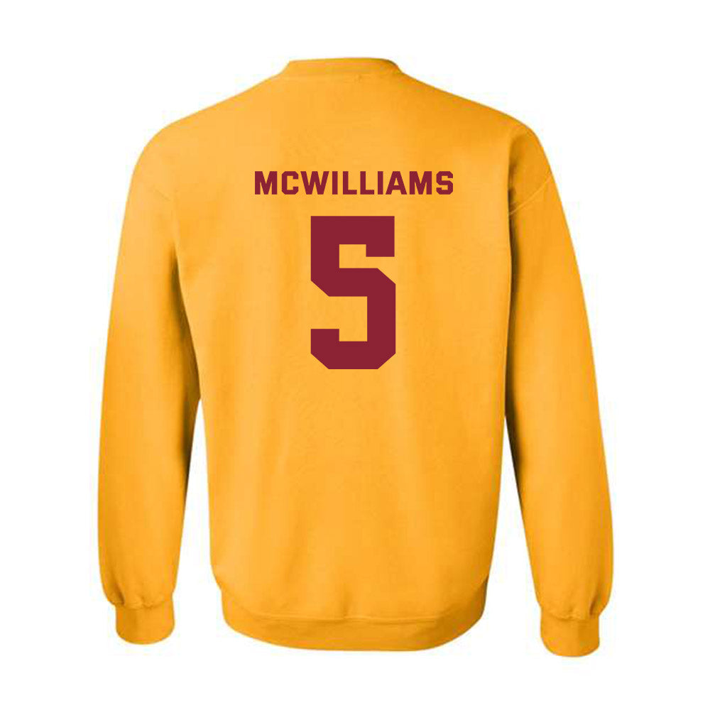 Minnesota - NCAA Football : Terrence McWilliams - Sports Shersey Crewneck Sweatshirt