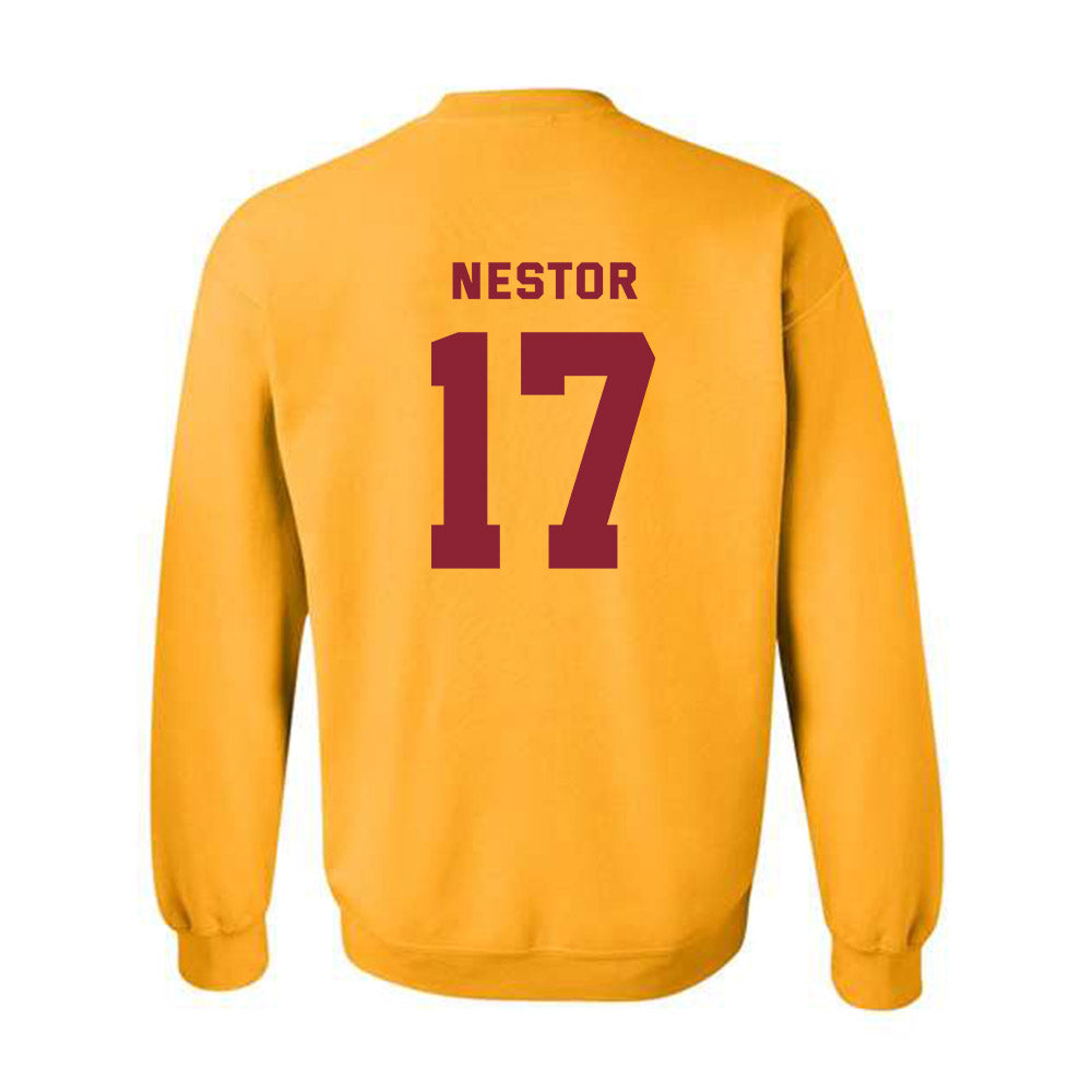 Minnesota - NCAA Football : John Nestor - Sports Shersey Crewneck Sweatshirt-1