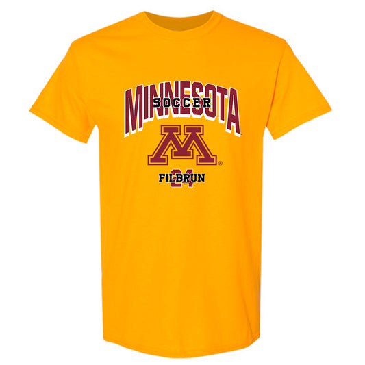 Minnesota - NCAA Women's Soccer : Emily Filbrun - Sports Shersey T-Shirt-0