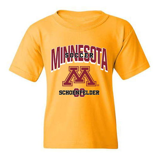 Minnesota - NCAA Women's Soccer : Brenna Schoenfelder - Sports Shersey Youth T-Shirt-0