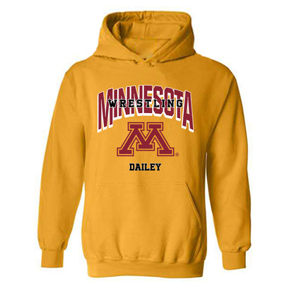 Minnesota - NCAA Wrestling : Silas Dailey - Sports Shersey Hooded Sweatshirt-0