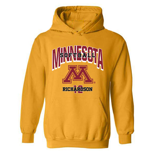 Minnesota - NCAA Softball : Macy Richardson - Sports Shersey Hooded Sweatshirt-0