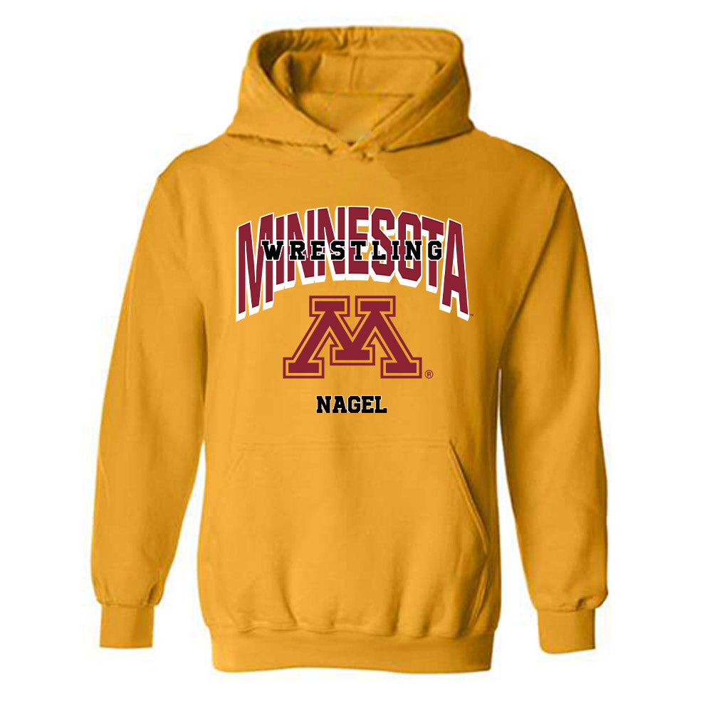 Minnesota - NCAA Wrestling : Gabe Nagel - Sports Shersey Hooded Sweatshirt-0