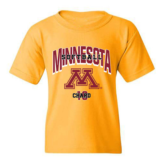 Minnesota - NCAA Softball : Cameron Chard - Sports Shersey Youth T-Shirt-0