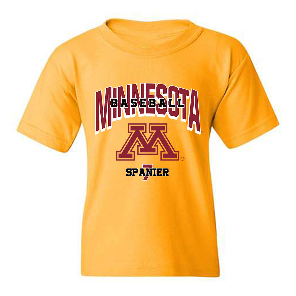 Minnesota - NCAA Baseball : Jack Spanier - Sports Shersey Youth T-Shirt-0
