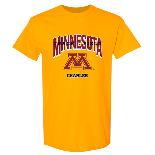 Minnesota - NCAA Men's Track & Field : Aaron Charles - Sports Shersey T-Shirt-0