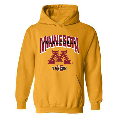 Minnesota - NCAA Women's Volleyball : Jordan Taylor - Sports Shersey Hooded Sweatshirt-0