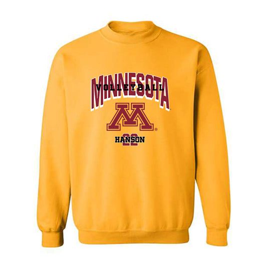 Minnesota - NCAA Women's Volleyball : Julia Hanson - Sports Shersey Crewneck Sweatshirt-0