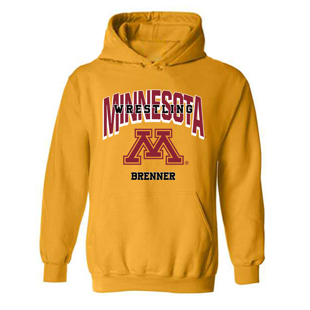 Minnesota - NCAA Wrestling : Blaine Brenner - Sports Shersey Hooded Sweatshirt-0