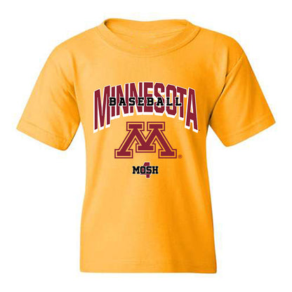 Minnesota - NCAA Baseball : Jack Mosh - Sports Shersey Youth T-Shirt-0