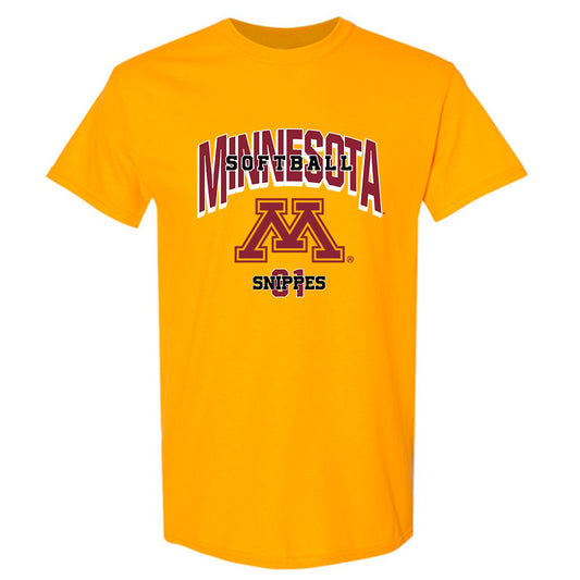 Minnesota - NCAA Softball : Jessa Snippes - Sports Shersey T-Shirt-0