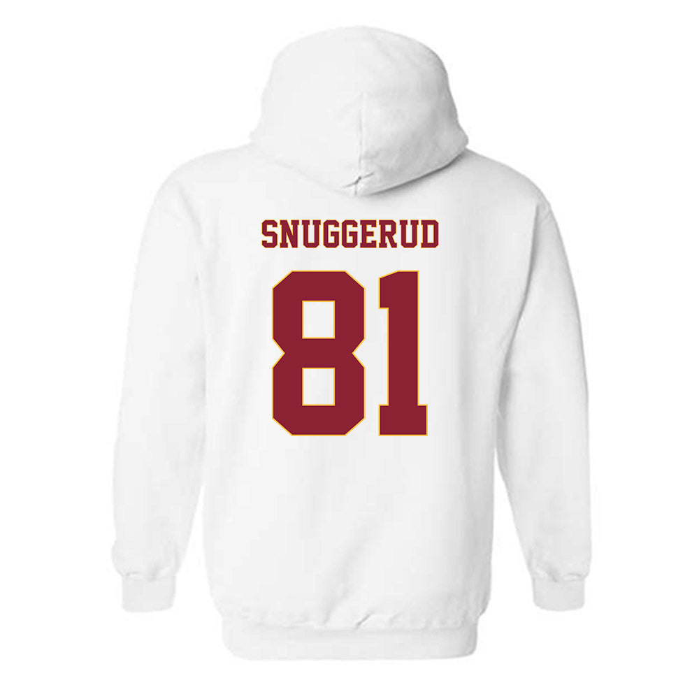 Minnesota - NCAA Men's Ice Hockey : Jimmy Snuggerud - Classic Fashion Shersey Hooded Sweatshirt