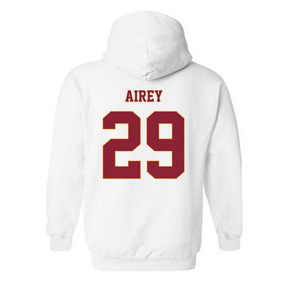 Minnesota - NCAA Men's Ice Hockey : Nathan Airey - Classic Fashion Shersey Hooded Sweatshirt-1