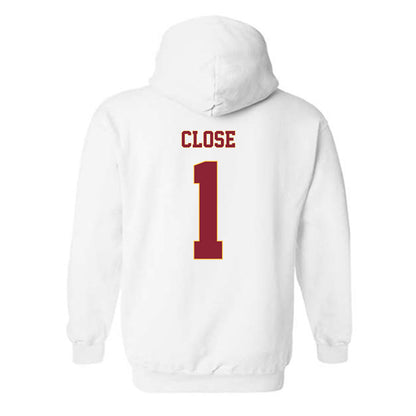 Minnesota - NCAA Men's Ice Hockey : Justen Close - Classic Fashion Shersey Hooded Sweatshirt