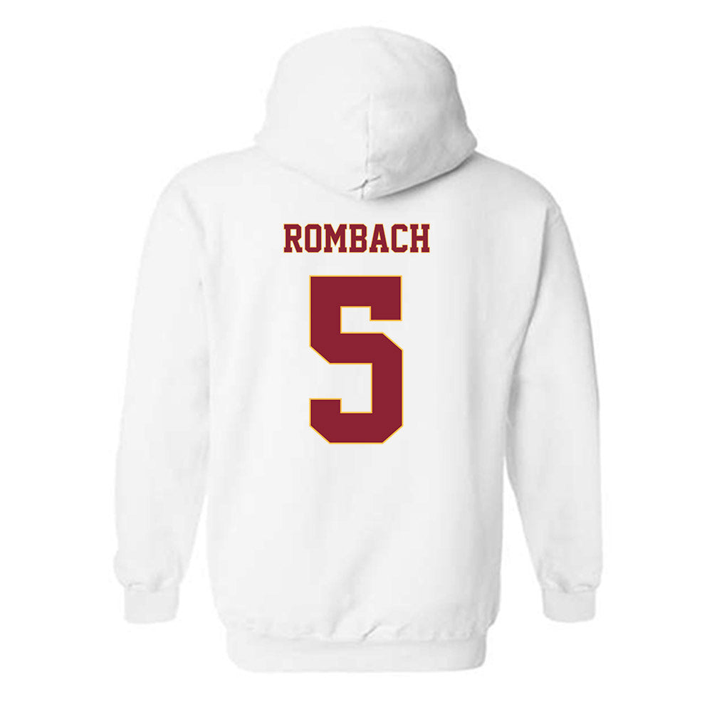 Minnesota - NCAA Men's Ice Hockey : Jacob Rombach - Classic Fashion Shersey Hooded Sweatshirt-1