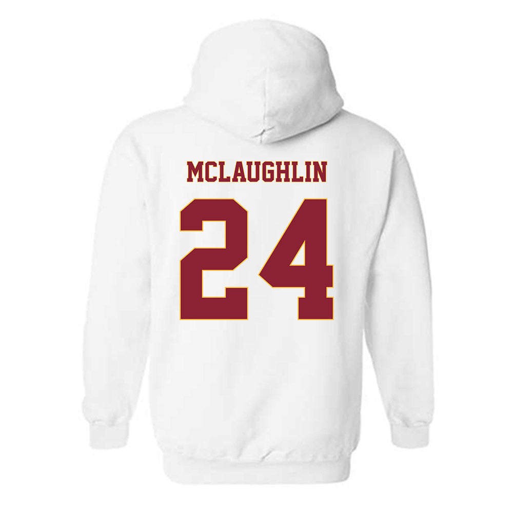 Minnesota - NCAA Men's Ice Hockey : Finn McLaughlin - Classic Fashion Shersey Hooded Sweatshirt-1