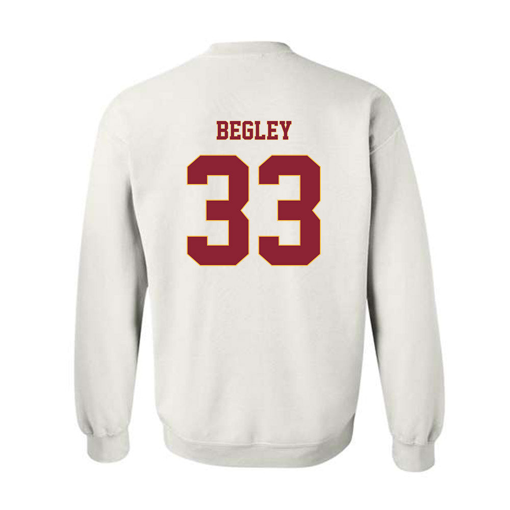Minnesota - NCAA Men's Ice Hockey : Axel Begley - Classic Fashion Shersey Crewneck Sweatshirt-1
