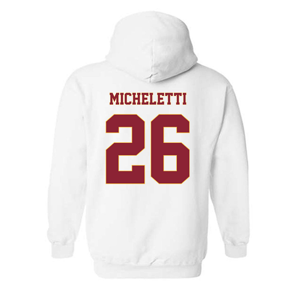 Minnesota - NCAA Men's Ice Hockey : Pat Micheletti - Classic Fashion Shersey Hooded Sweatshirt