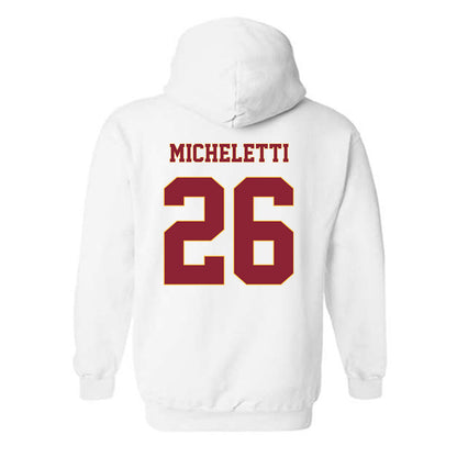 Minnesota - NCAA Men's Ice Hockey : Pat Micheletti - Classic Fashion Shersey Hooded Sweatshirt