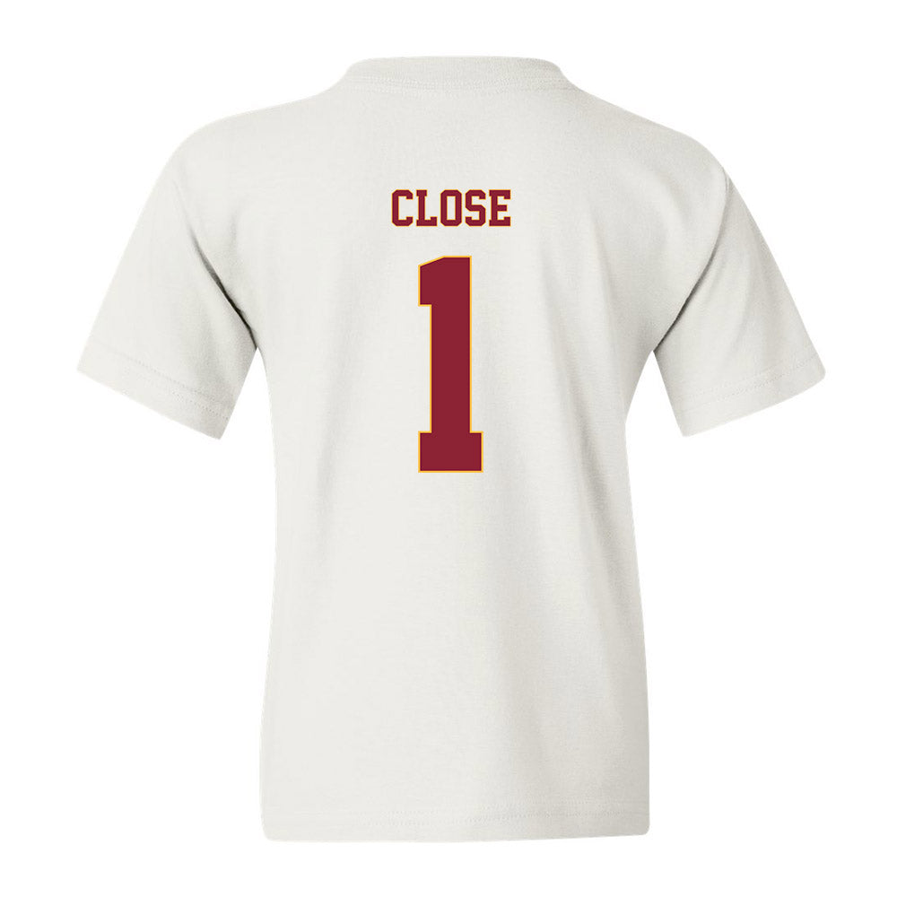 Minnesota - NCAA Men's Ice Hockey : Justen Close - Classic Fashion Shersey Youth T-Shirt