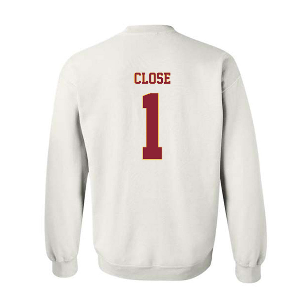 Minnesota - NCAA Men's Ice Hockey : Justen Close - Classic Fashion Shersey Crewneck Sweatshirt