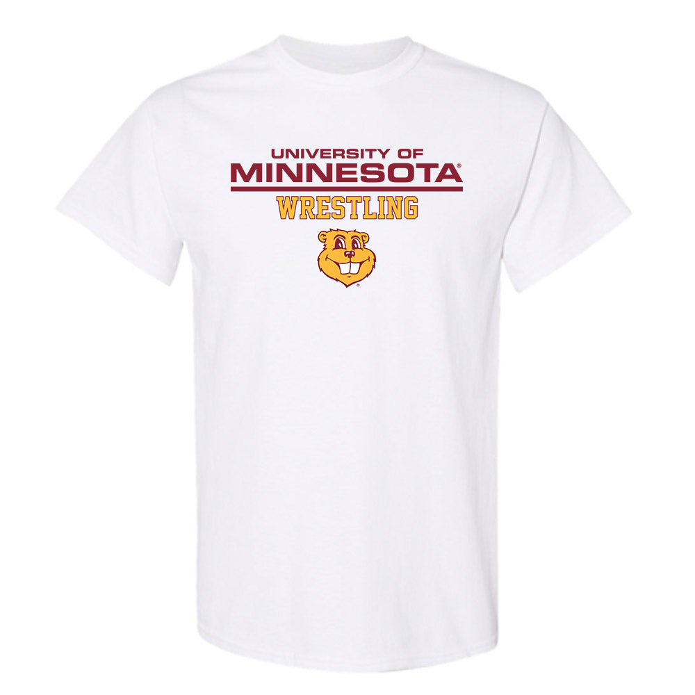 Minnesota - NCAA Wrestling : Quincy Hulverson - Classic Fashion Shersey T-Shirt-0