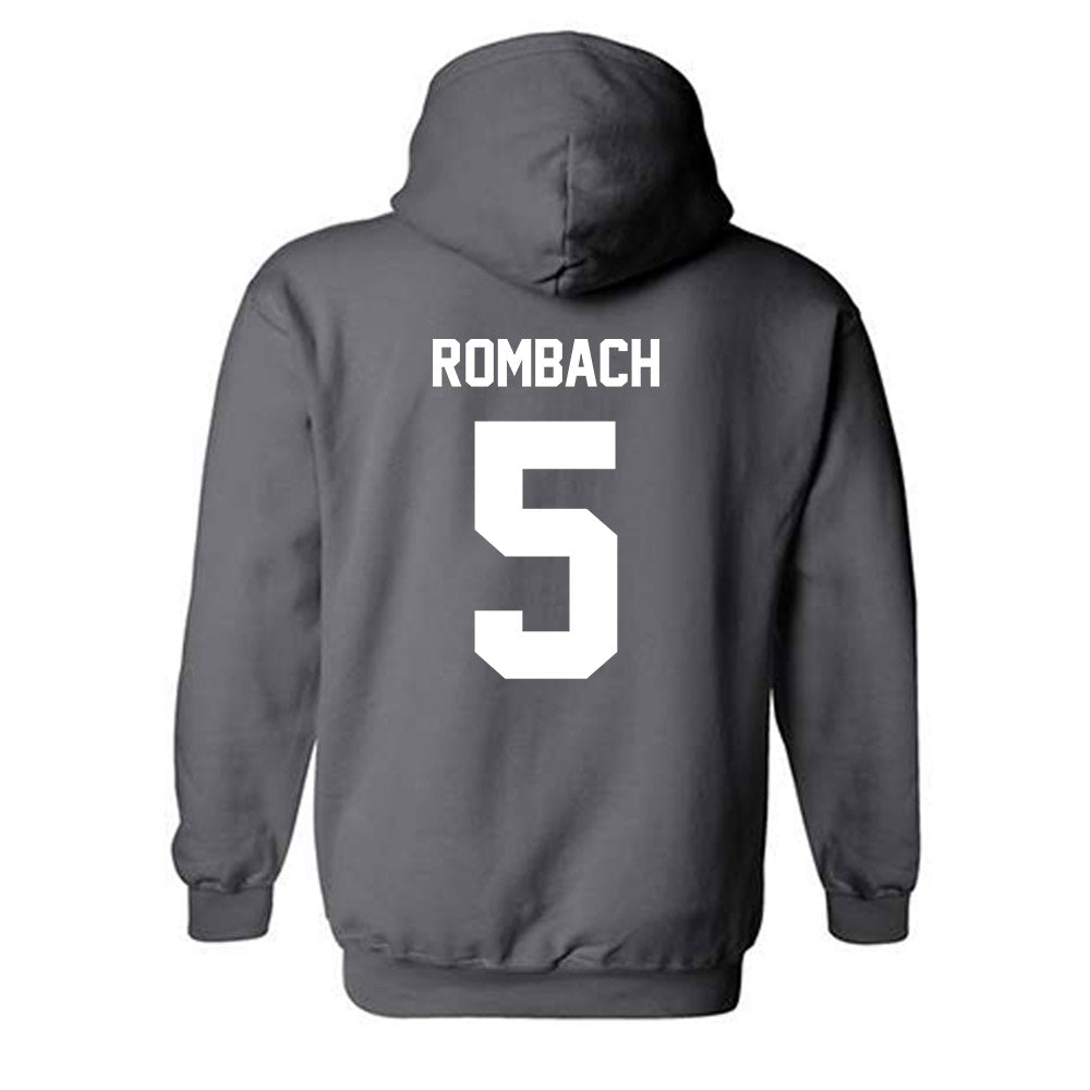 Minnesota - NCAA Men's Ice Hockey : Jacob Rombach - Classic Fashion Shersey Hooded Sweatshirt-1