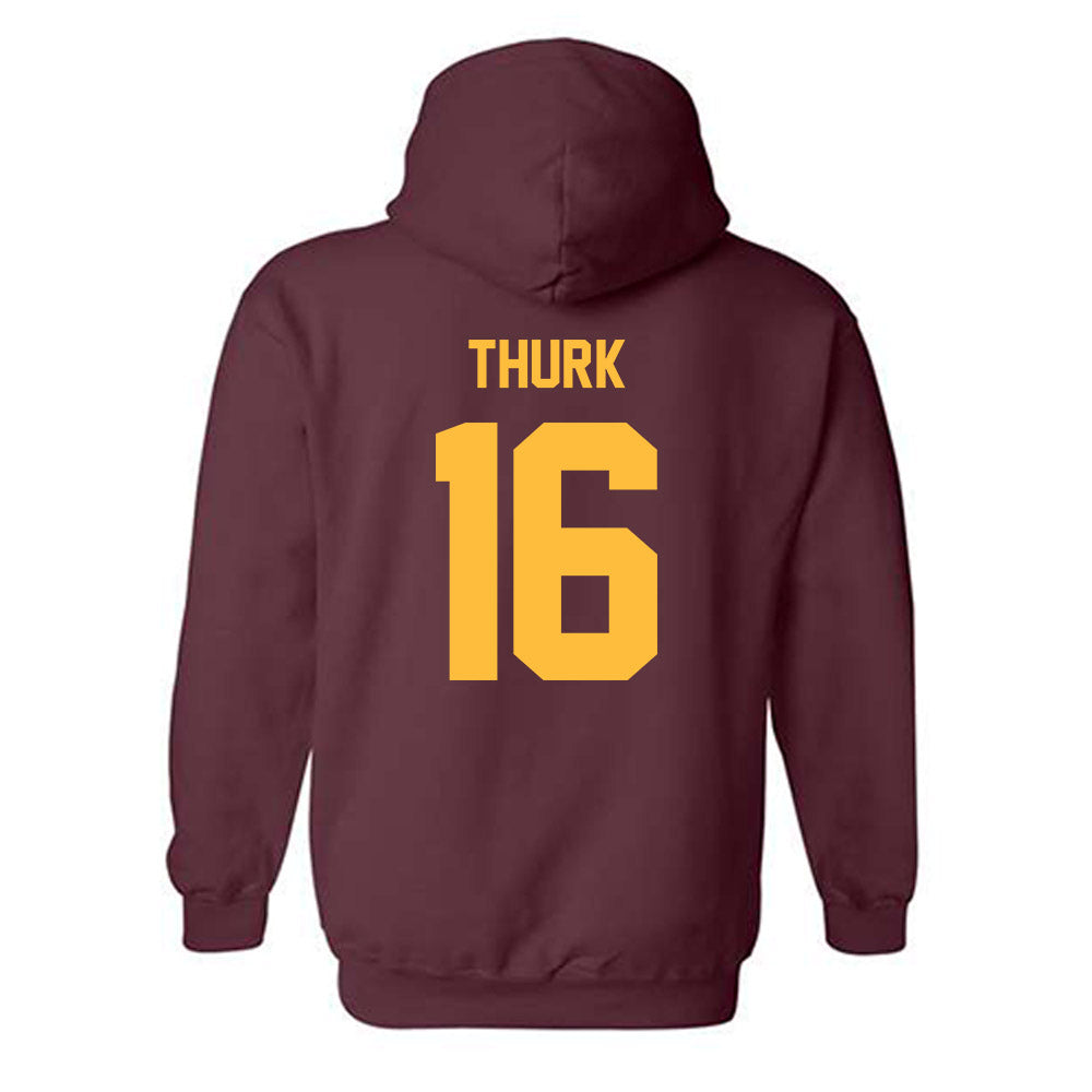 Minnesota - NCAA Women's Soccer : Ashley Thurk - Classic Shersey Hooded Sweatshirt-1