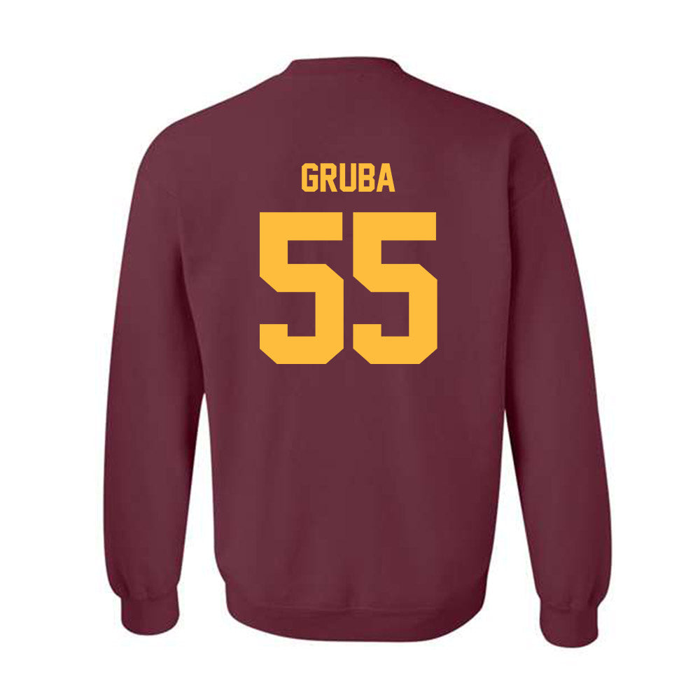 Minnesota - NCAA Men's Ice Hockey : Leo Gruba - Classic Shersey Crewneck Sweatshirt-1