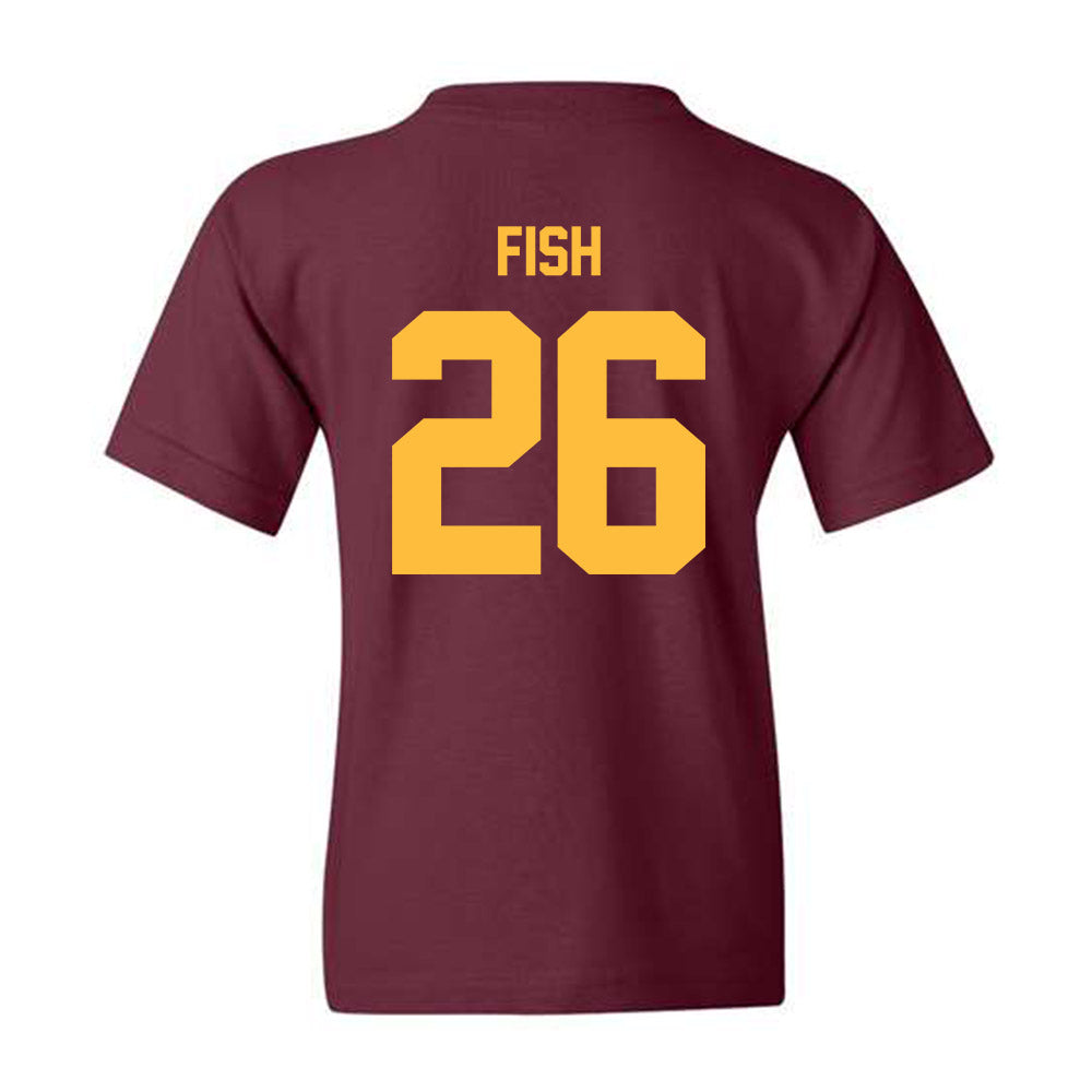 Minnesota - NCAA Men's Ice Hockey : Carl Fish - Classic Shersey Youth T-Shirt