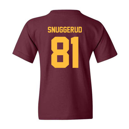 Minnesota - NCAA Men's Ice Hockey : Jimmy Snuggerud - Classic Shersey Youth T-Shirt