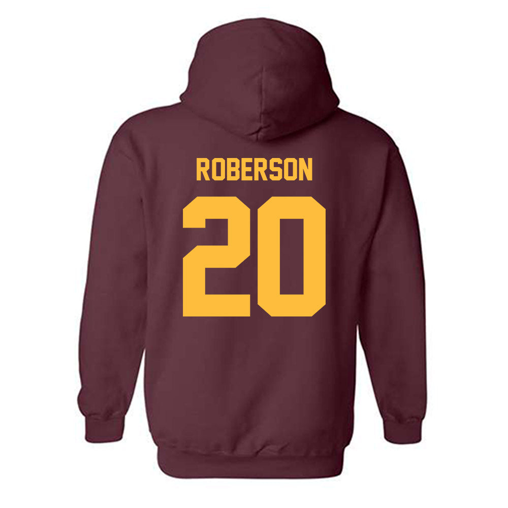 Minnesota - NCAA Football : Jeff Roberson - Classic Shersey Hooded Sweatshirt-1