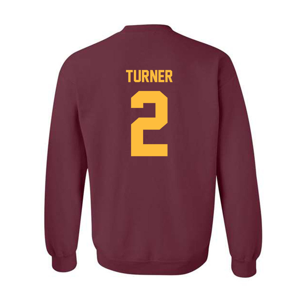 Minnesota - NCAA Football : A.J. Turner - Classic Shersey Crewneck Sweatshirt-1