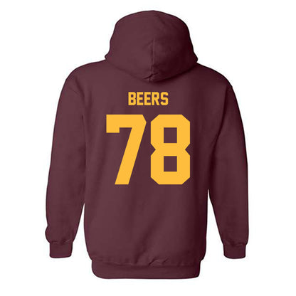 Minnesota - NCAA Football : Ashton Beers - Classic Shersey Hooded Sweatshirt-1