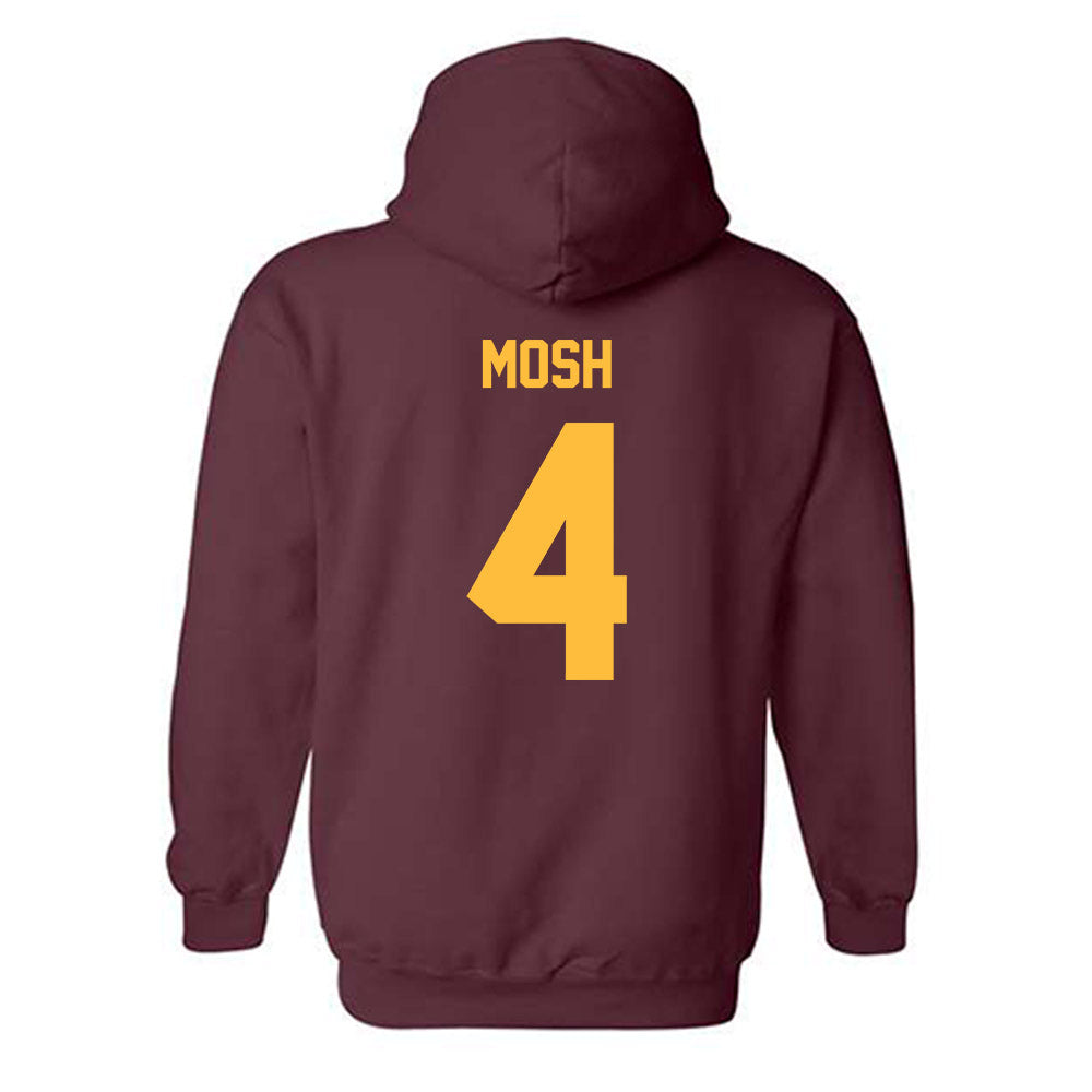 Minnesota - NCAA Baseball : Jack Mosh - Classic Shersey Hooded Sweatshirt-1