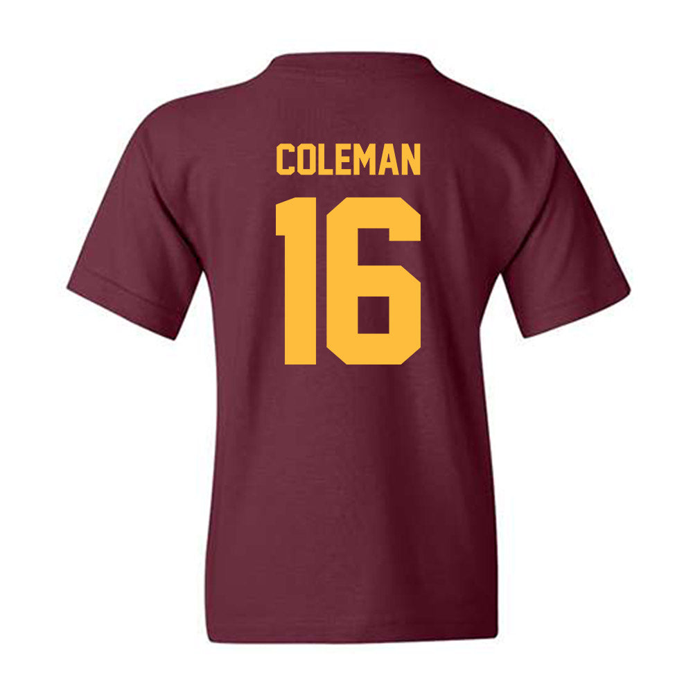 Minnesota - NCAA Football : Malachi Coleman - Classic Shersey Youth T-Shirt-1