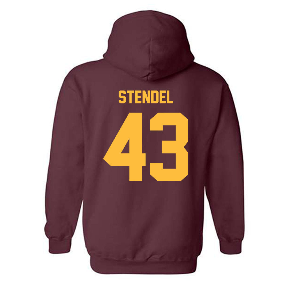 Minnesota - NCAA Football : Ethan Stendel - Classic Shersey Hooded Sweatshirt-1