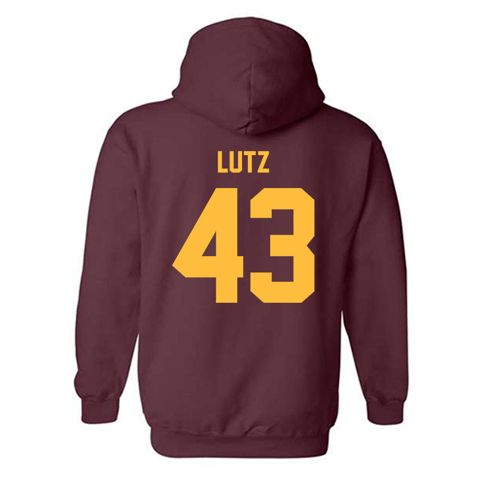 Minnesota - NCAA Football : Jakob Lutz - Classic Shersey Hooded Sweatshirt-1