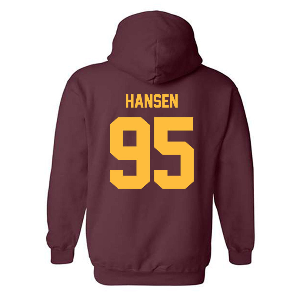 Minnesota - NCAA Football : Colin Hansen - Classic Shersey Hooded Sweatshirt-1