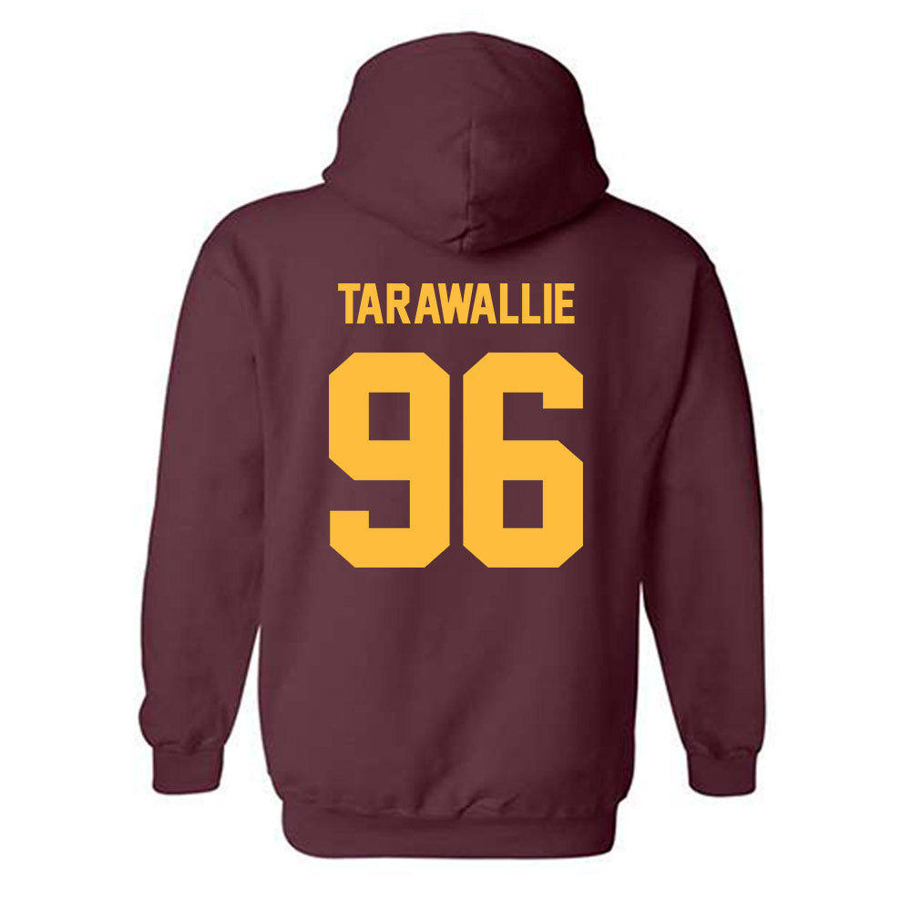Minnesota - NCAA Football : Abu Tarawallie - Classic Shersey Hooded Sweatshirt-1