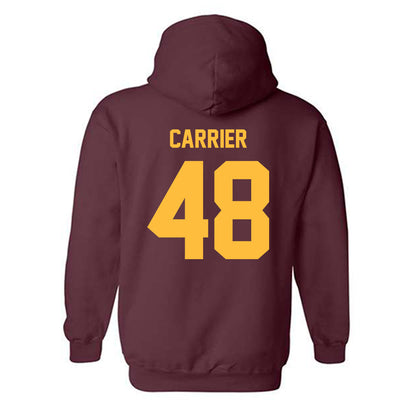 Minnesota - NCAA Football : Mason Carrier - Classic Shersey Hooded Sweatshirt-1