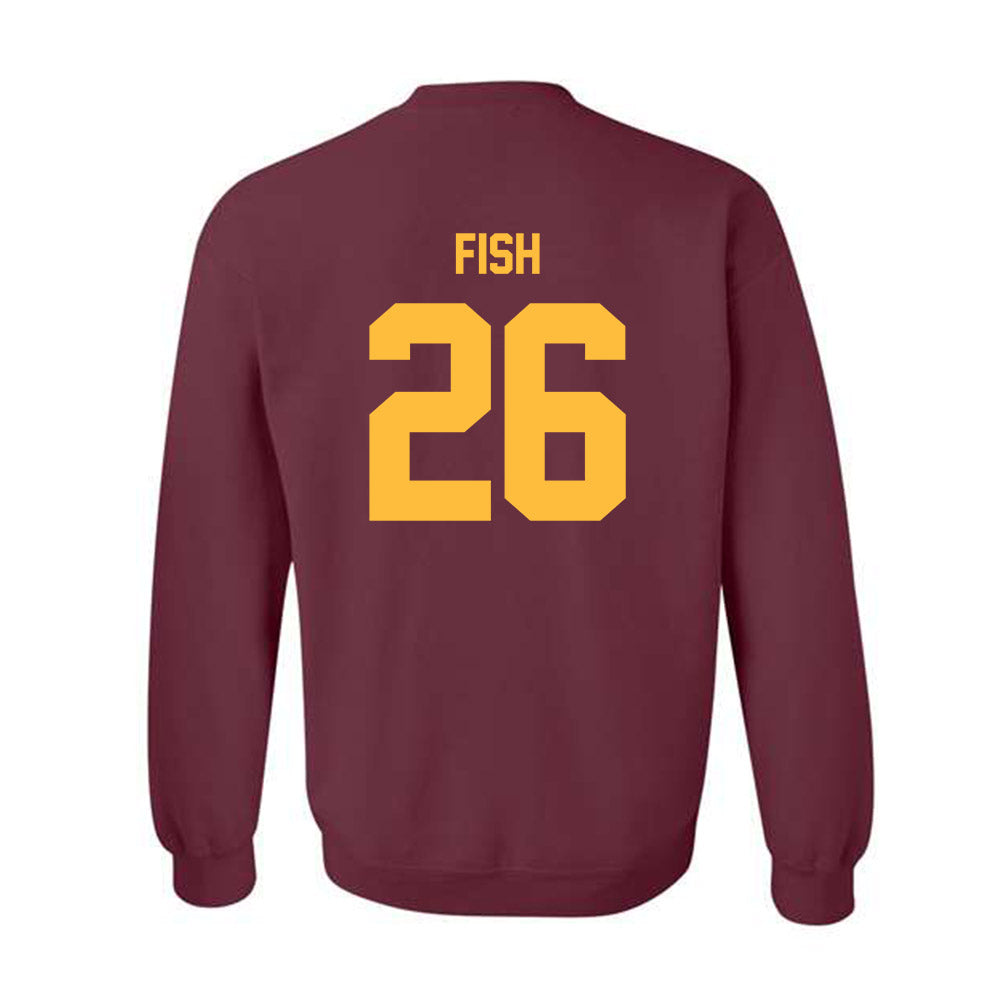 Minnesota - NCAA Men's Ice Hockey : Carl Fish - Classic Shersey Crewneck Sweatshirt