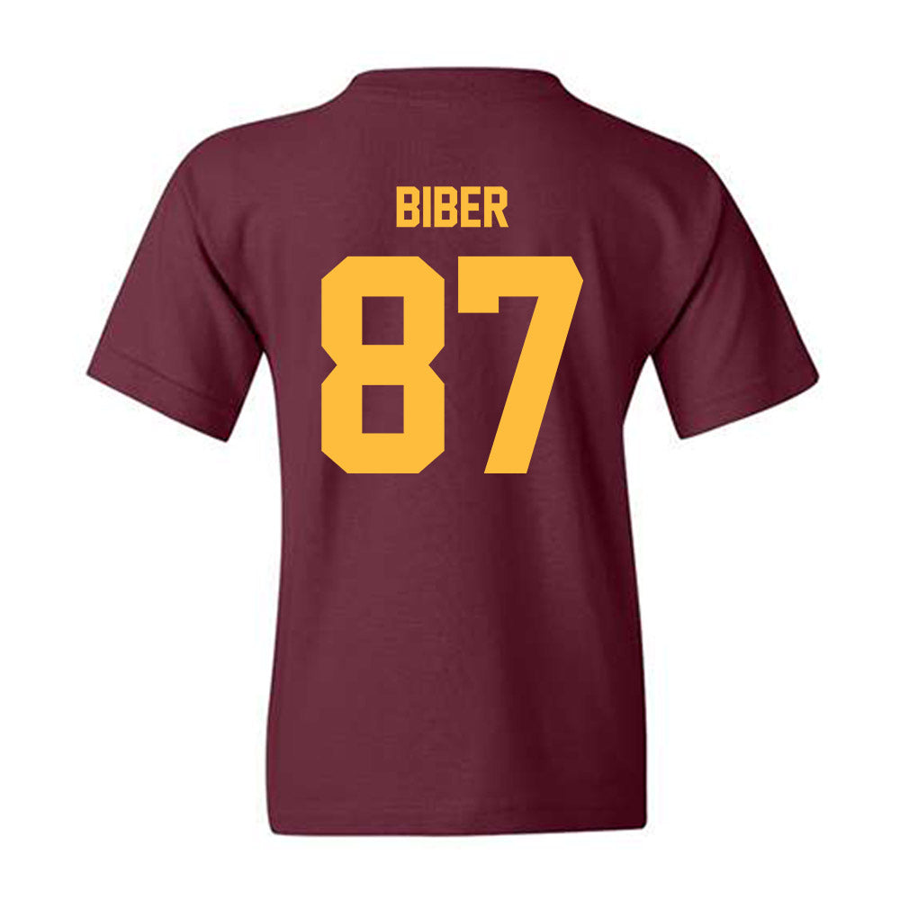 Minnesota - NCAA Football : Drew Biber - Classic Shersey Youth T-Shirt-1