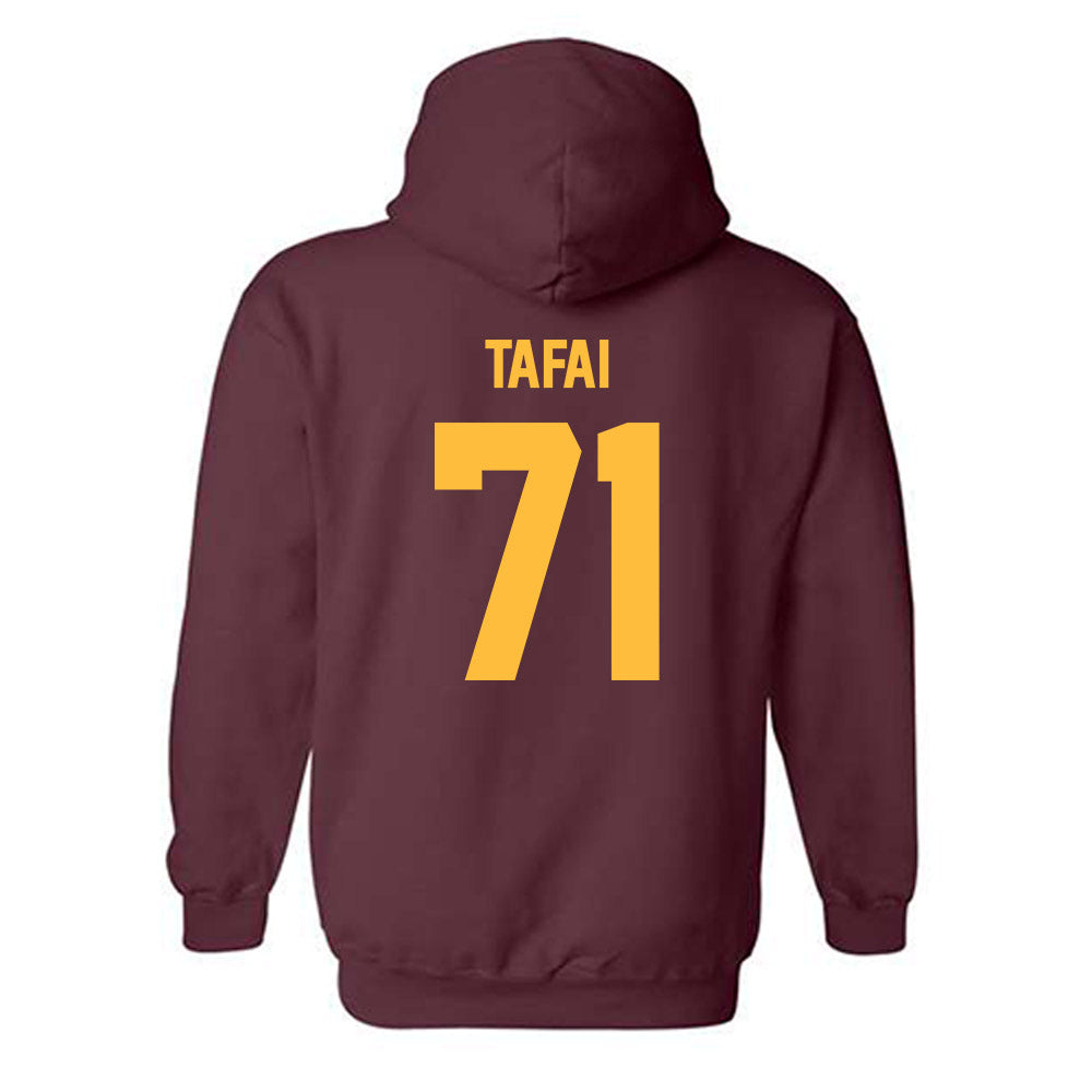 Minnesota - NCAA Football : Kahlee Tafai - Classic Shersey Hooded Sweatshirt-1