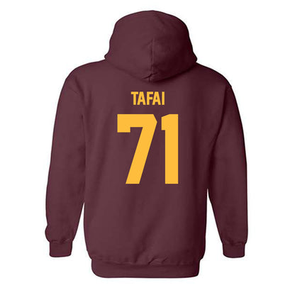 Minnesota - NCAA Football : Kahlee Tafai - Classic Shersey Hooded Sweatshirt-1