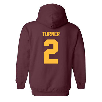 Minnesota - NCAA Football : A.J. Turner - Classic Shersey Hooded Sweatshirt-1