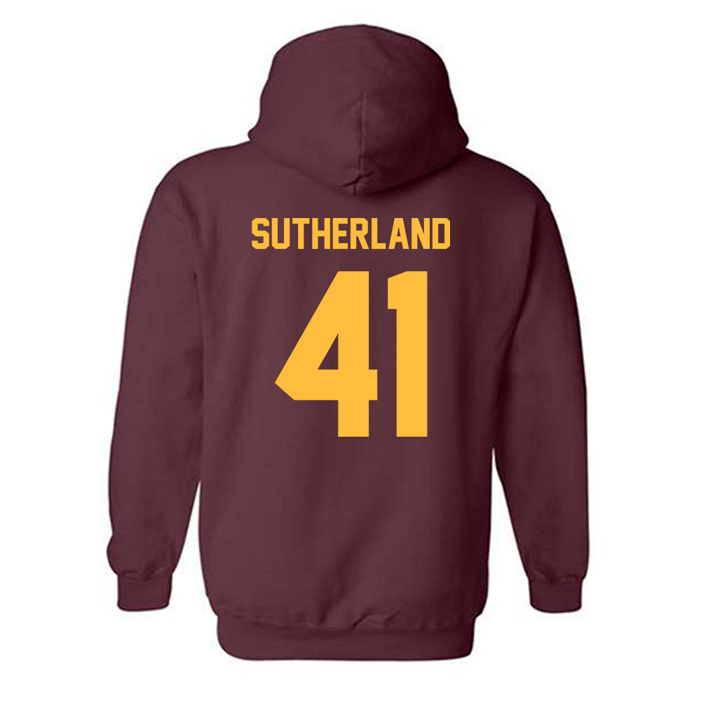 Minnesota - NCAA Baseball : Charlie Sutherland - Classic Shersey Hooded Sweatshirt-1