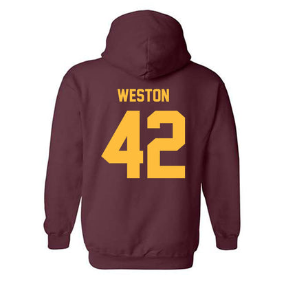 Minnesota - NCAA Football : Tom Weston - Classic Shersey Hooded Sweatshirt-1