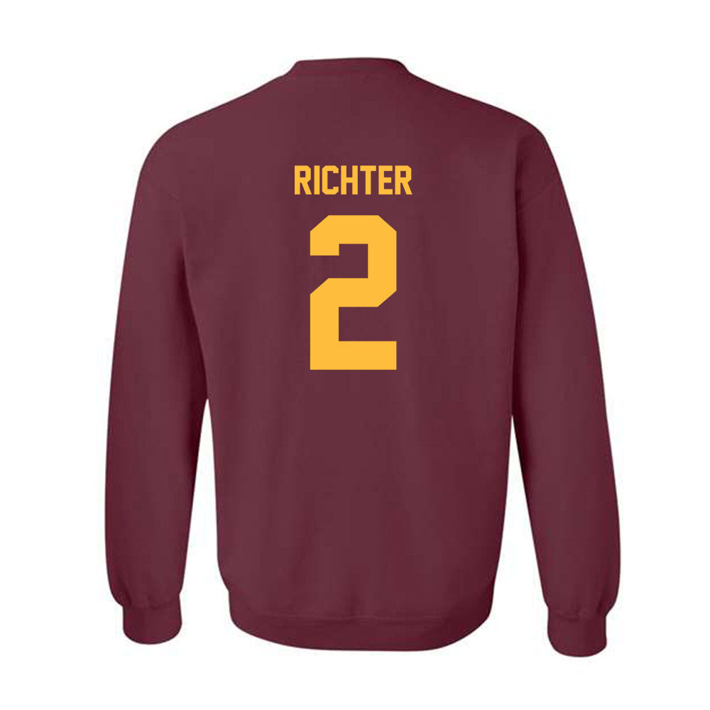 Minnesota - NCAA Baseball : Easton Richter - Classic Shersey Crewneck Sweatshirt-1
